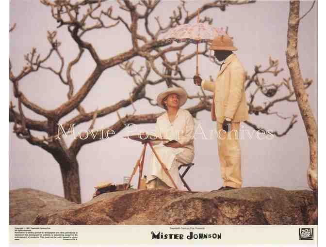 MISTER JOHNSON, 1991, lobby card set, Pierce Brosnan, Edward Woodward, Denis Quilley.
