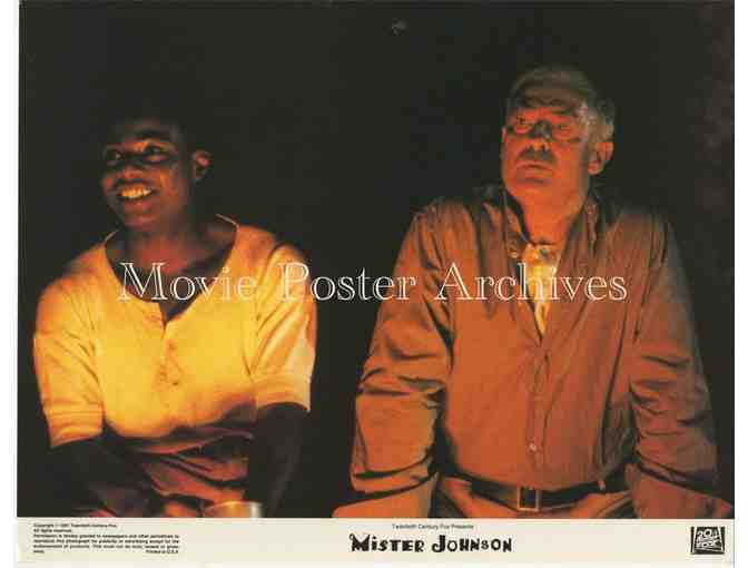 MISTER JOHNSON, 1991, lobby card set, Pierce Brosnan, Edward Woodward, Denis Quilley.