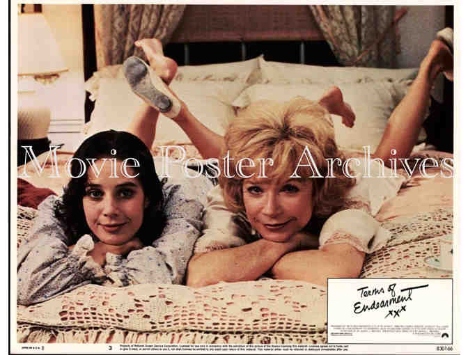 TERMS OF ENDEARMENT, 1983, lobby card set, Jack Nicholson, Shirley MacLaine