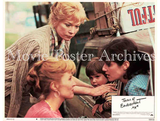 TERMS OF ENDEARMENT, 1983, lobby card set, Jack Nicholson, Shirley MacLaine