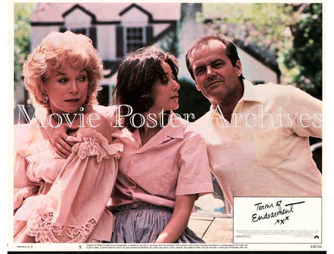 TERMS OF ENDEARMENT, 1983, lobby card set, Jack Nicholson, Shirley MacLaine