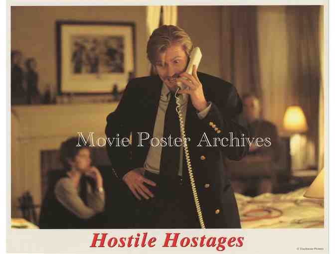 HOSTILE HOSTAGES, 1994, lobby card set, Kevin Spacey, Denis Leary, Judy Davis