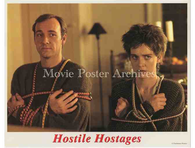HOSTILE HOSTAGES, 1994, lobby card set, Kevin Spacey, Denis Leary, Judy Davis