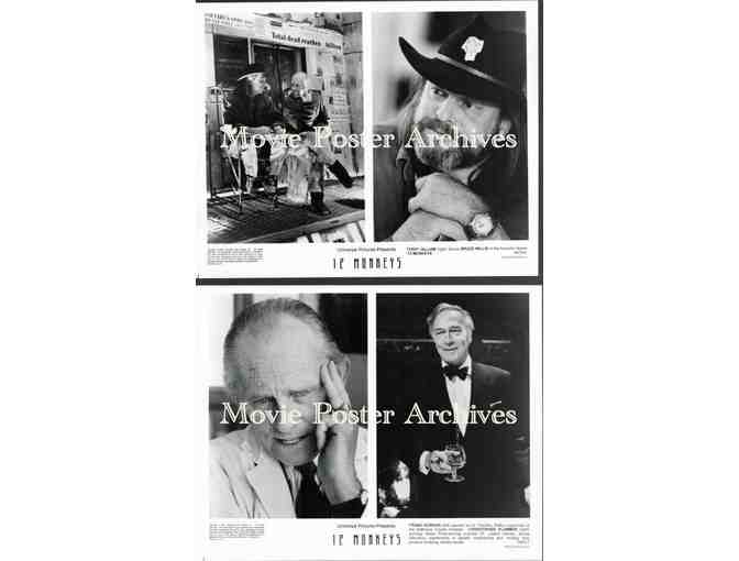 12 MONKEYS, 1995 movie stills, Bruce Willis, Brad Pitt, Madeleine Stowe