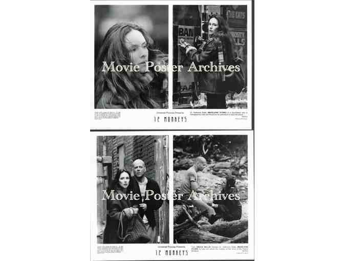 12 MONKEYS, 1995 movie stills, Bruce Willis, Brad Pitt, Madeleine Stowe