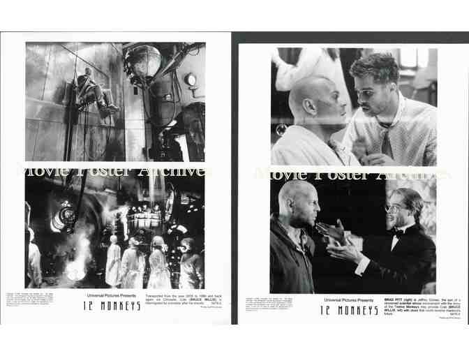 12 MONKEYS, 1995 movie stills, Bruce Willis, Brad Pitt, Madeleine Stowe