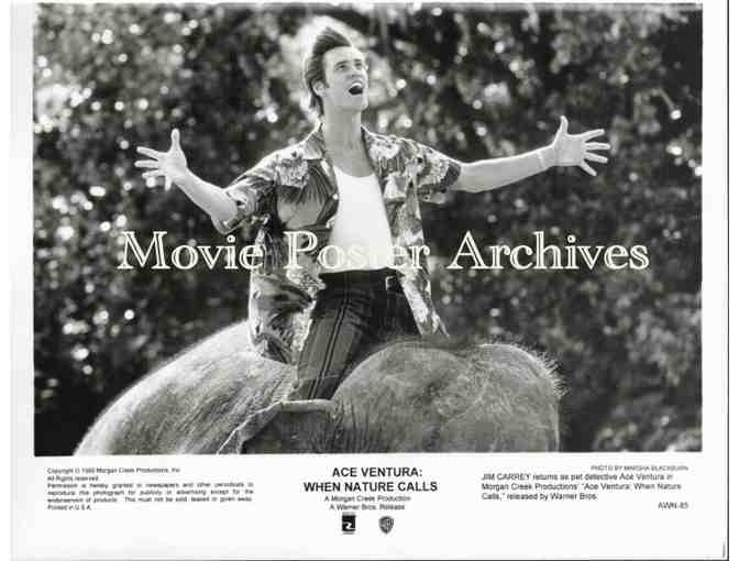 ACE VENTURA: WHEN NATURE CALLS, 1995, movie stills, Jim Carrey