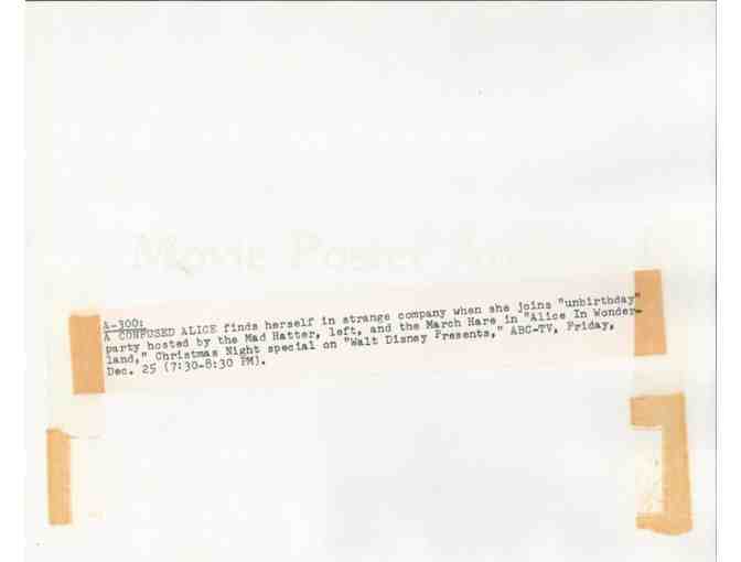 ALICE IN WONDERLAND, 1951, movie stills, Walt Disney animation