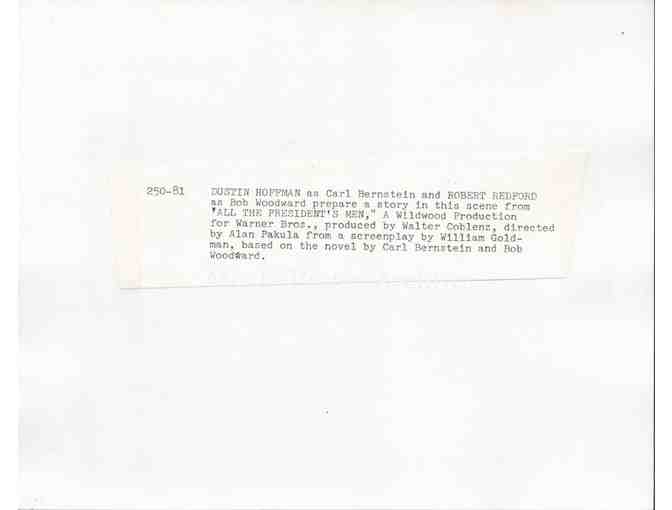 ALL THE PRESIDENTS MEN, 1976, movie stills, Robert Redford, Dustin Hoffman