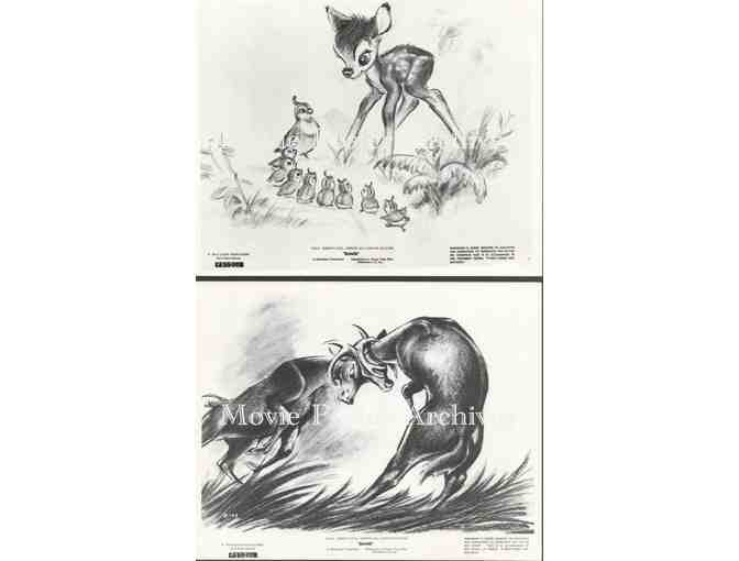 BAMBI, 1942, movie stills, Sketch set, Walt Disney animated feature