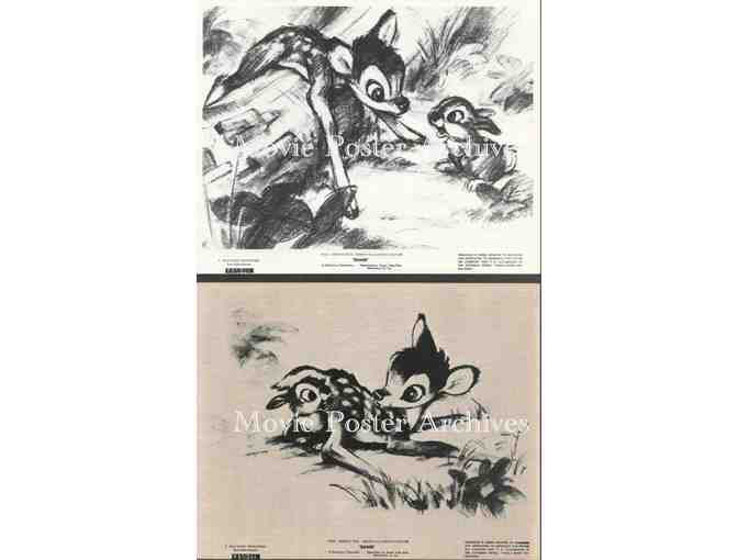 BAMBI, 1942, movie stills, Sketch set, Walt Disney animated feature