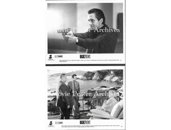 BASIC INSTINCT, 1992, movie stills, Michael Douglas, Sharon Stone, George Dzundza.