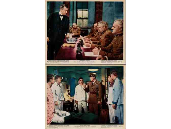 COURT-MARTIAL OF BILLY MITCHELL, 1956, mini lobby card set, Gary Cooper