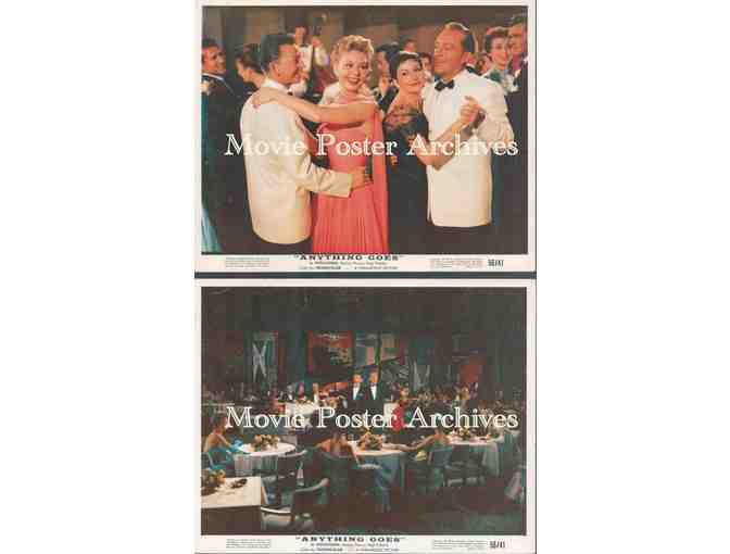ANYTHING GOES, 1956, mini lobby card set, Bing Crosby, Donald Oconnor