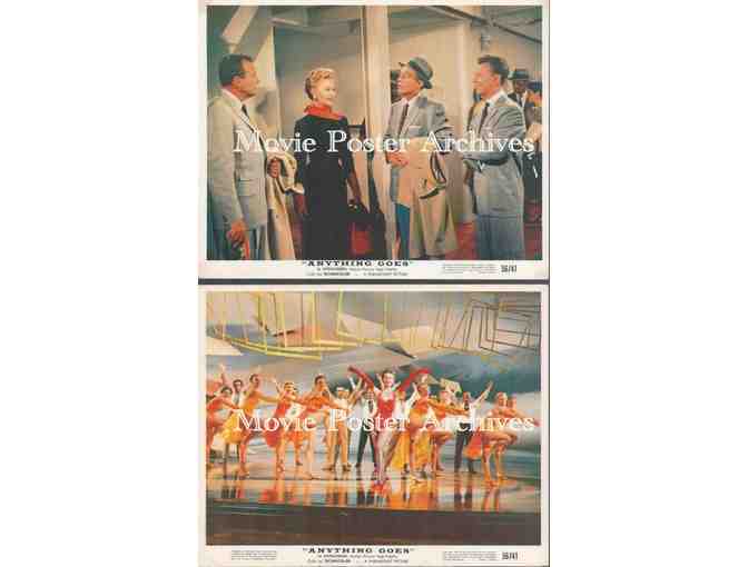 ANYTHING GOES, 1956, mini lobby card set, Bing Crosby, Donald Oconnor