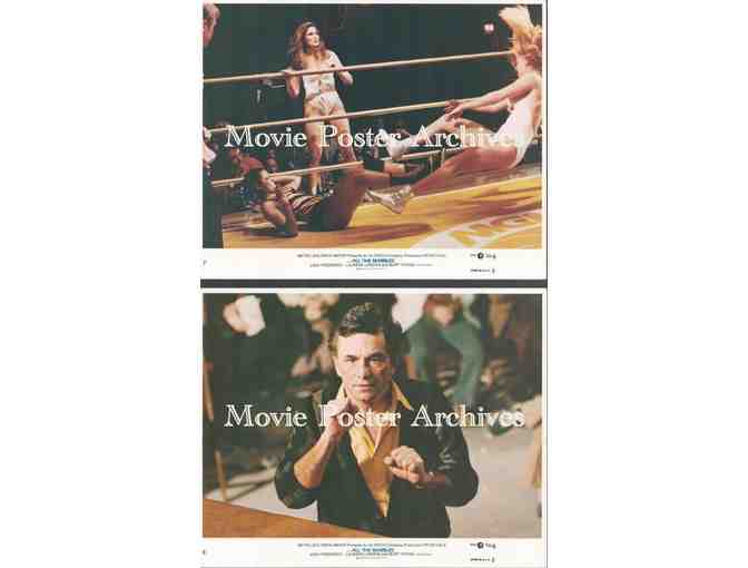 ALL THE MARBLES, 1982, mini lobby card set, Peter Falk, Burt Young