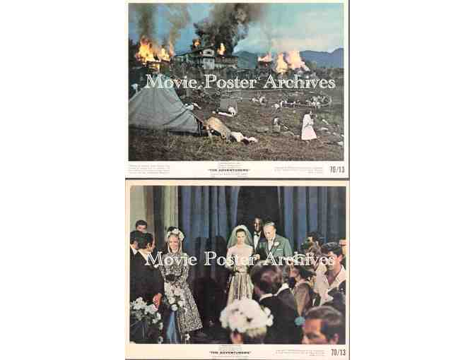 ADVENTURERS, 1970, mini lobby card set, Candice Bergen, Ernest Borgnine