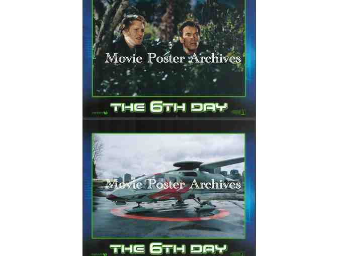 6TH DAY, 2000, mini lobby card set, Arnold Schwarzenegger, Robert Duvall