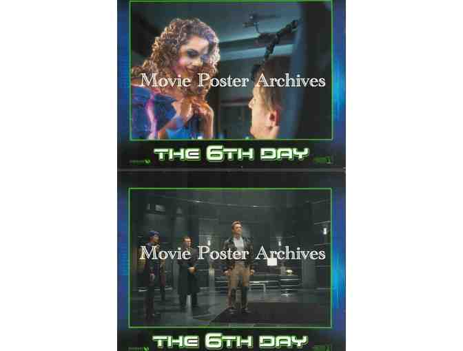 6TH DAY, 2000, mini lobby card set, Arnold Schwarzenegger, Robert Duvall