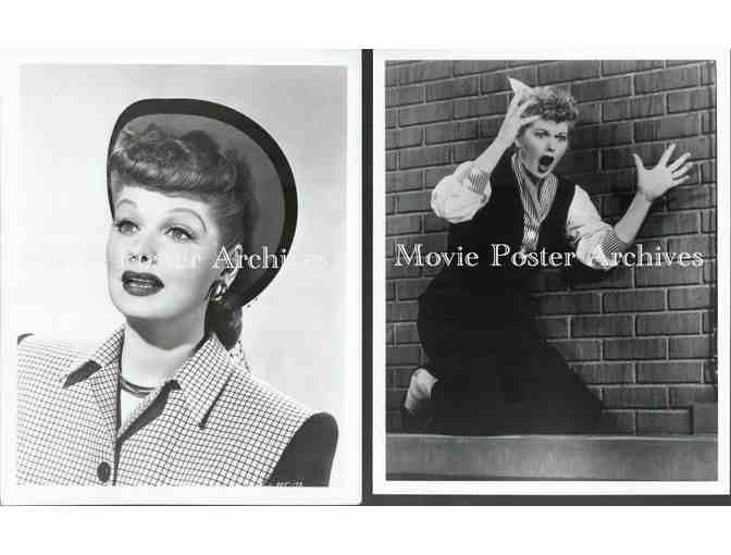 LUCILLE BALL, group of classic celebrity portraits, stills or photos