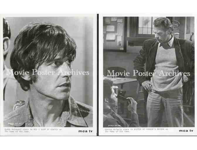 NAME OF THE GAME, tv stills, Robert Stack, Gene Barry