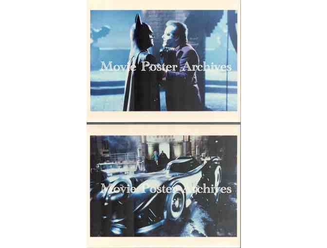 BATMAN, 1989, color photos, GROUP A, Michael Keaton, Jack Nicholson