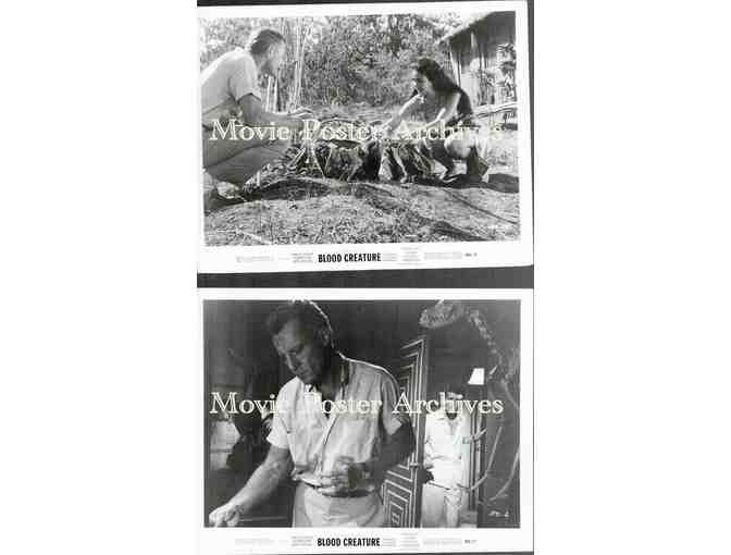 BLOOD CREATURE, R1965, movie stills, Francis Lederer, Richard Derr