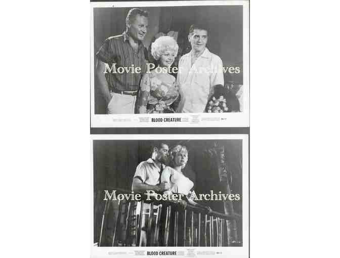 BLOOD CREATURE, R1965, movie stills, Francis Lederer, Richard Derr
