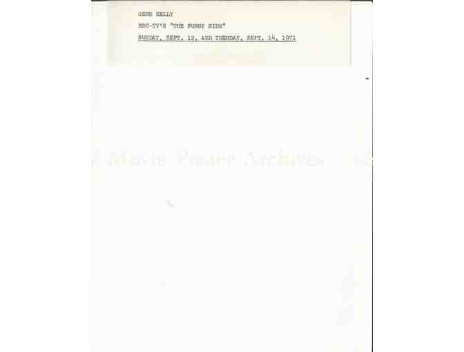 GENE KELLY, group of classic celebrity portraits, stills or photos