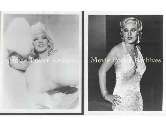 MAE WEST, group of classic celebrity portraits, stills or photos