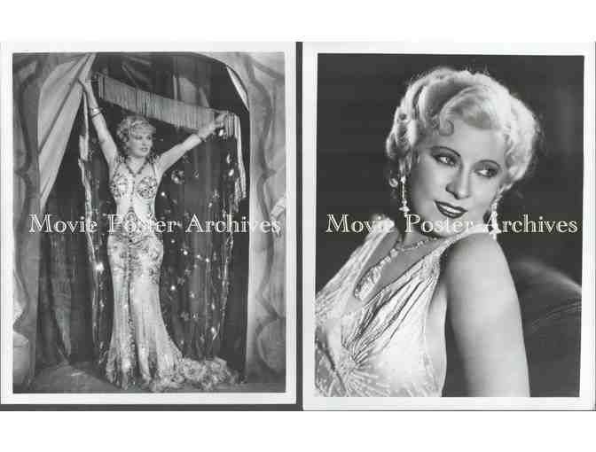 MAE WEST, group of classic celebrity portraits, stills or photos