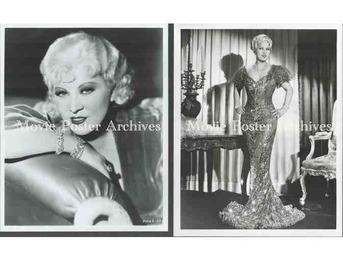 MAE WEST, group of classic celebrity portraits, stills or photos