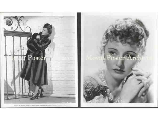 BARBARA STANWYCK, group of classic celebrity portraits, stills or photos