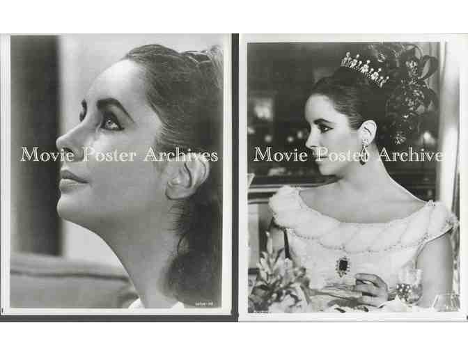 ELIZABETH TAYLOR, group of classic celebrity portraits, stills or photos