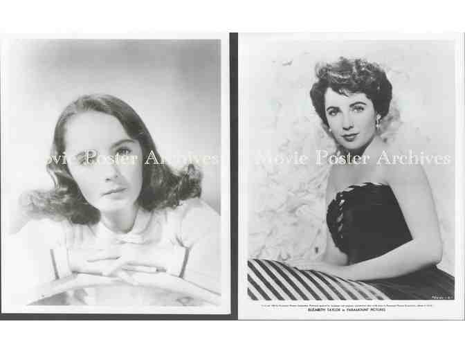 ELIZABETH TAYLOR, group of classic celebrity portraits, stills or photos