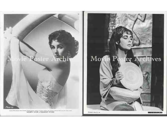 ELIZABETH TAYLOR, group of classic celebrity portraits, stills or photos