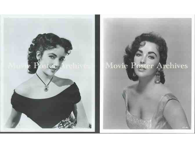 ELIZABETH TAYLOR, group of classic celebrity portraits, stills or photos