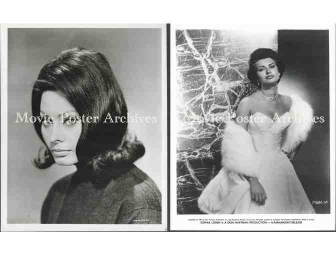 SOPHIA LOREN, group of classic celebrity portraits, stills or photos