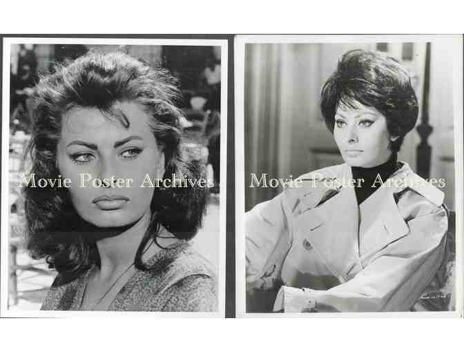 SOPHIA LOREN, group of classic celebrity portraits, stills or photos
