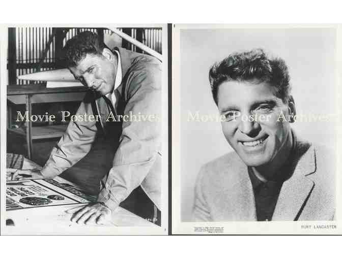 BURT LANCASTER, group of classic celebrity portraits, stills or photos