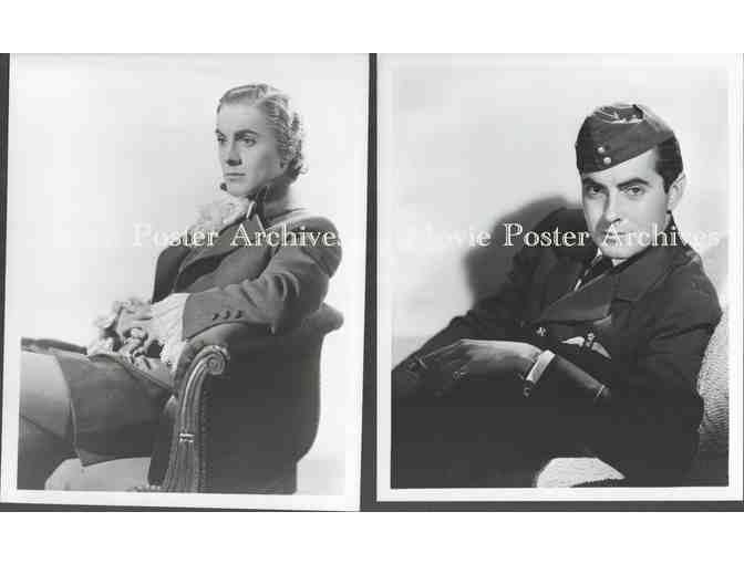 TYRONE POWER, group of classic celebrity portraits, stills or photos