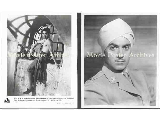 TYRONE POWER, group of classic celebrity portraits, stills or photos