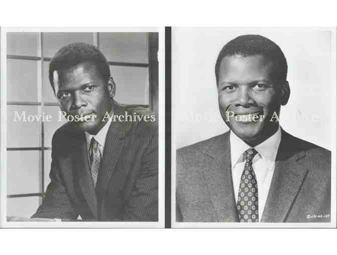 SIDNEY POITIER, group of classic celebrity portraits, stills or photos