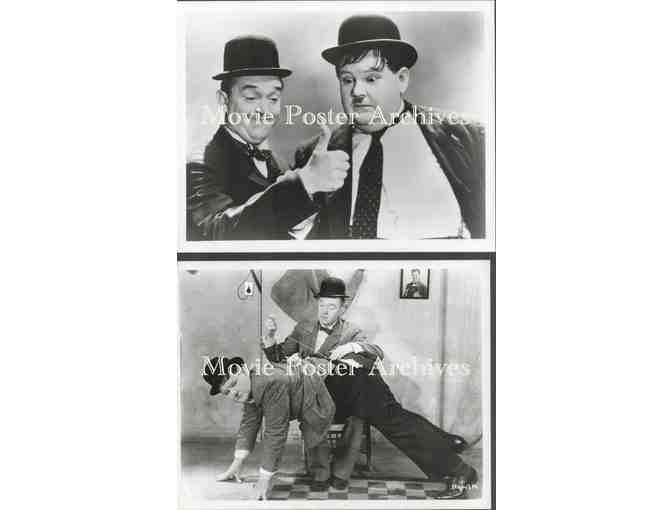LAUREL AND HARDY, group of classic celebrity portraits, stills or photos