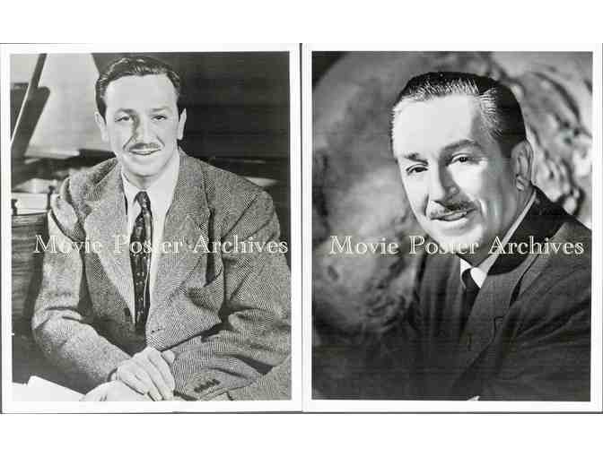 WALT DISNEY, group of classic celebrity portraits, stills or photos