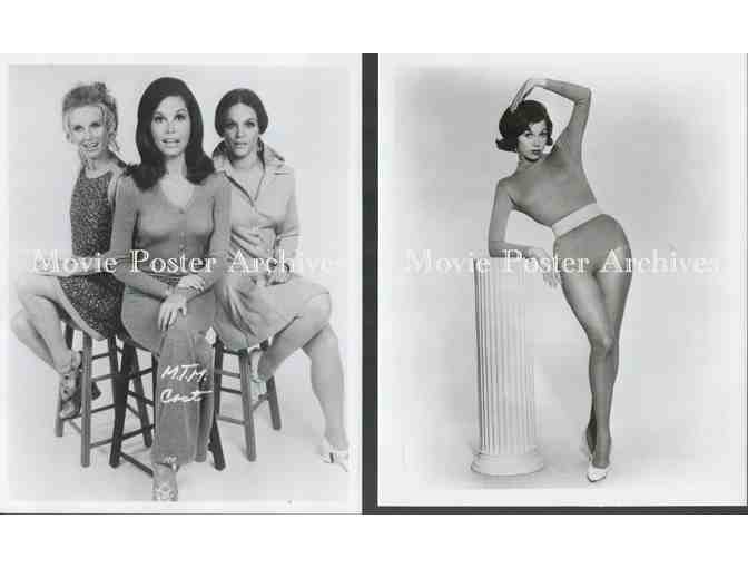 MARY TYLER MOORE, group of classic celebrity portraits, stills or photos