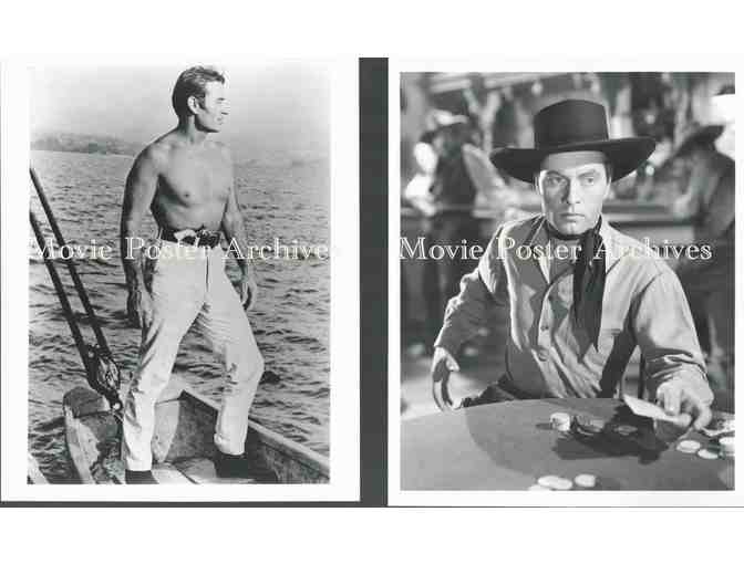 GEORGE MONTGOMERY, group of classic celebrity portraits, stills or photos
