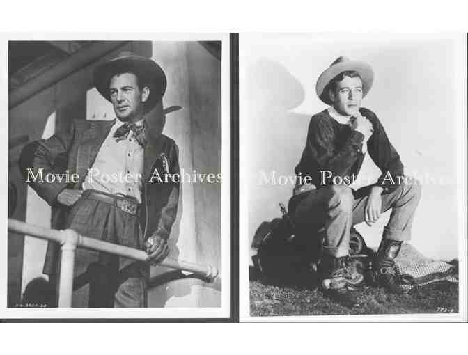 GARY COOPER, group of classic celebrity portraits, stills or photos