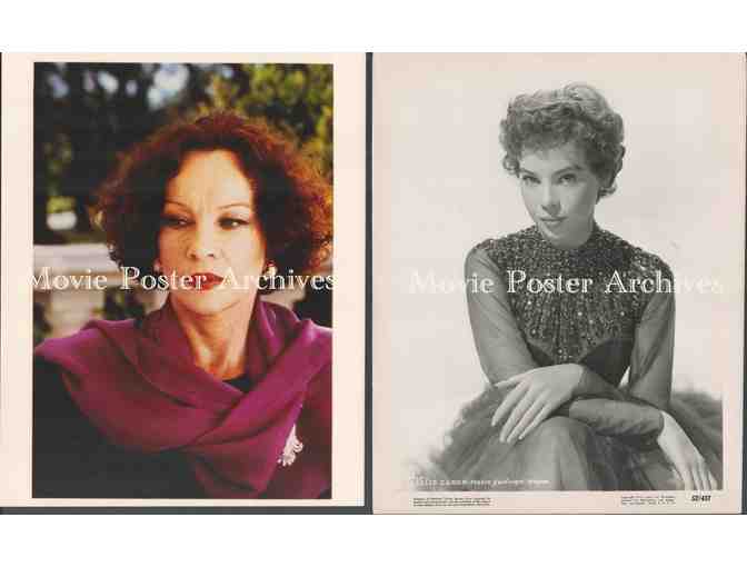 LESLIE CARON, group of classic celebrity portraits, stills or photos