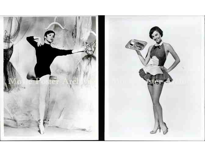 LESLIE CARON, group of classic celebrity portraits, stills or photos